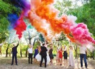 Цветной дым для свадьбы в Уссурийске